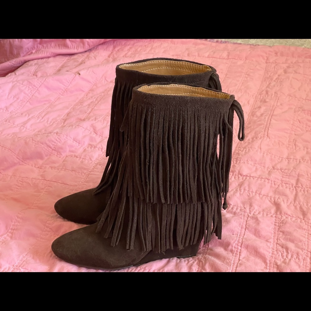 Denim & Supply Ralph Lauren Donata Fringe Boots